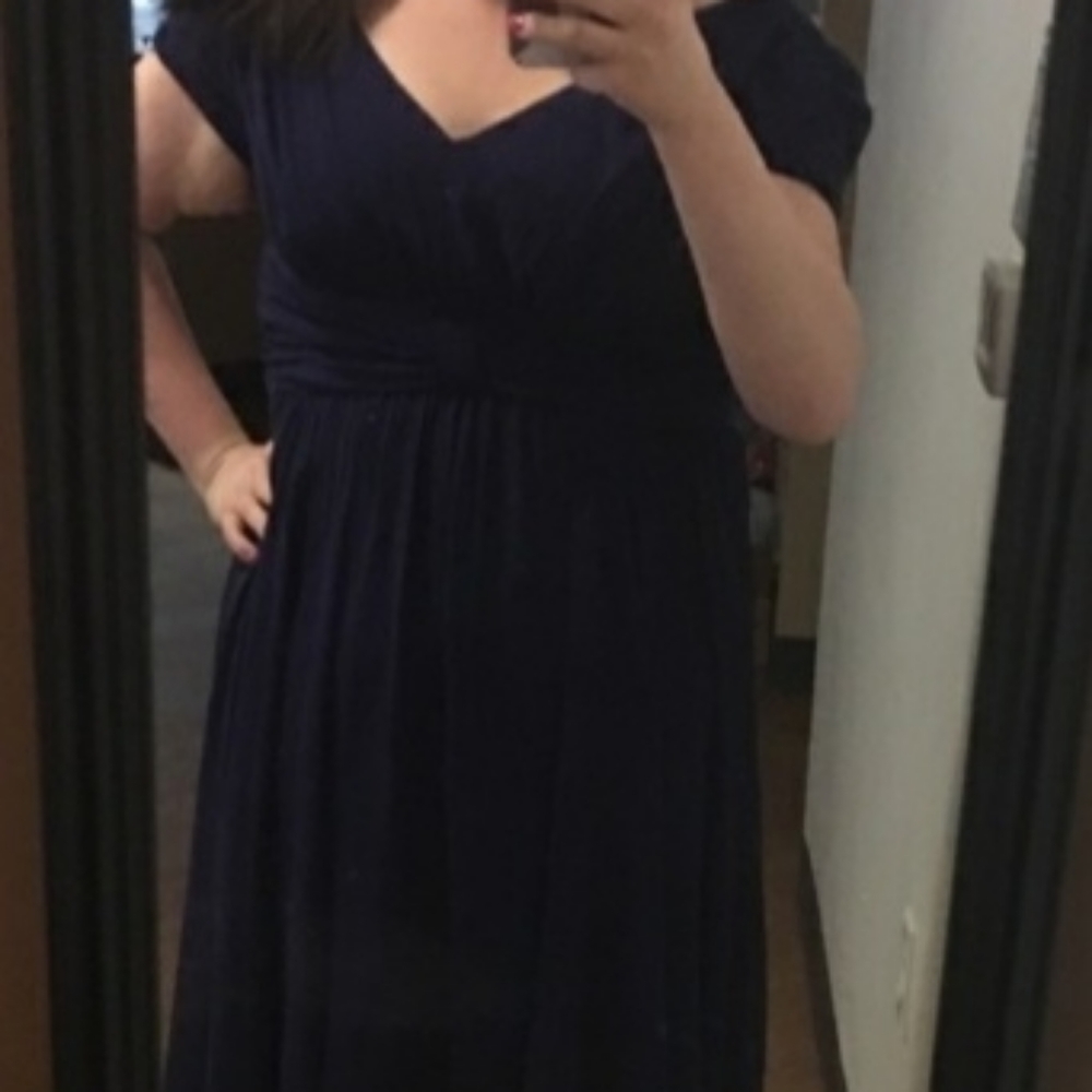 Suzi Chin purple dress